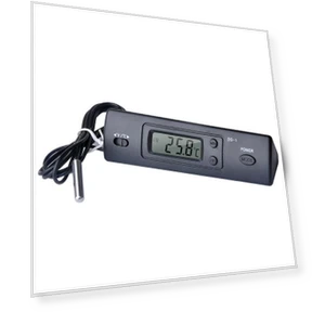 Car Thermometer with LCD Display — Clock, DC-HOME Textile