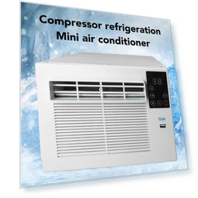 Portable Air Conditioner with Universal Touch Remote Control — Cooling Solutions, Modern Home Furnishing