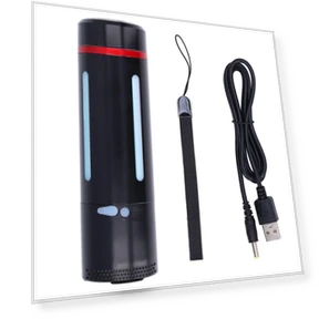 Smart Vacuum Bottle with USB Charging and Bluetooth Speaker — Hydration Essentials, KONNWEI