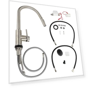 360 Degree Rotatable Touch Kitchen Faucet with Pull-Out Sprayer — Smart-Touch Kitchen Faucets, Vestidos