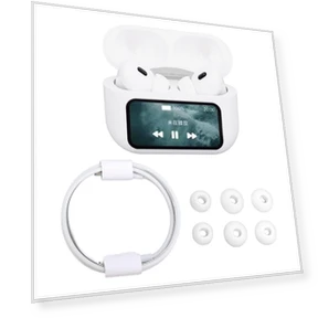 Bluetooth Headphones with Touch Screen — Over-Ear Headphones, Vestidos