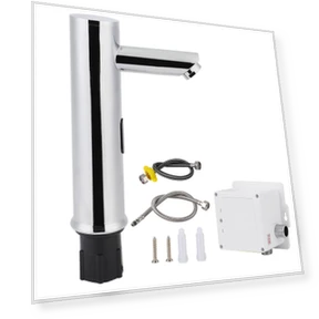 Single Cold Non-Contact Automatic Sensor Faucet for Bathroom — Hands-Free Faucets, Vestidos