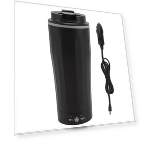 Smart Travel Coffee Mug with Temperature Control — Beverage Warmers, Vestidos