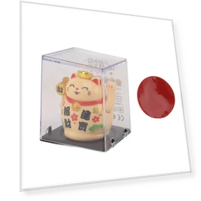 Lucky Cat Solar Panel Figurine — Figurine Lamps, TOMTOP JMS