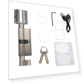 Smart Cylinder Lock with Fingerprint — Smart Home Security, GoolRC