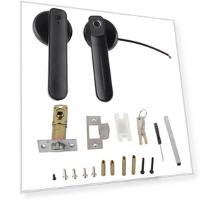 Smart Door Handle with Biometric Fingerprint — Biometric Security, GoolRC