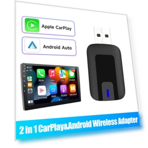 Wireless CarPlay & Android Auto Adapter — Car Accessories & Gadgets, sugarberry