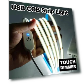 COB LED Strip with Touch Dimmer — LED Strips, Elbulbo