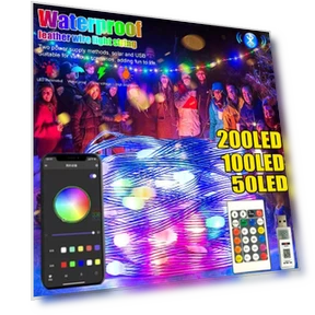 RGBIC Bluetooth Smart LED Fairy Lights — String Lights, LIUXING Fire Home Decoration