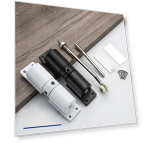 Silent Invisible Automatic Door Closer with Hinge and Buffer Spring — Hinges, Gaming Bay