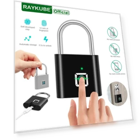 Smart Lock with Fingerprint — Biometric Security, RAYKUBE