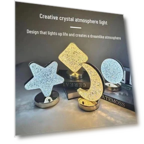 Touch Night Light with Moon and Stars — Lamps & Shades, CrossCart