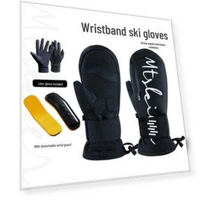 Waterproof Snowboard and Ski Gloves with Touchscreen and Wrist Support — Gloves & Mittens, VividTrove