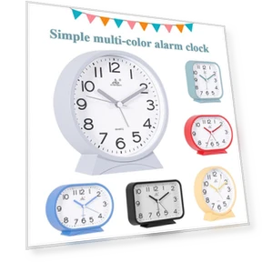6-Color Desktop Alarm Clock — Alarms & Clocks, Daily necessities-V