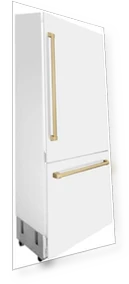 Built-In Bottom Freezer Refrigerator with Water Dispenser and Ice Maker — Built-In, Z Line Kitchen and Bath