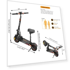 Electric Scooter with Seat — Electric Self-Balancing Scooters, IENYRID
