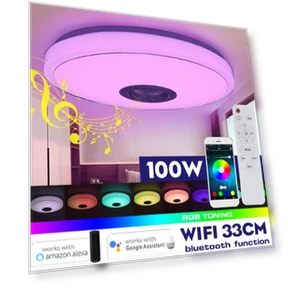 Modern RGB LED Ceiling Light — Overhead Lighting, Pro DIY Tool