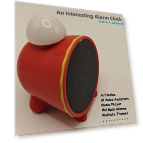 Multifunctional Cartoon Alarm Clock — Alarms & Clocks, Daily necessities-V
