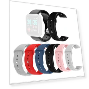Silicone Waterproof Replacement Strap — Smartwatch Straps, IW-PJ1
