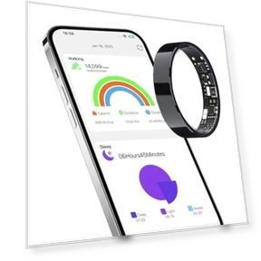 Sleep & Fitness Tracking Smart Ring — Smart Rings, AMZAIZO