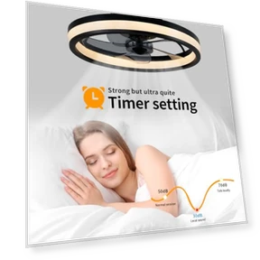 Smart Bladeless Ceiling Fan With Light — Ceiling Fan Wall Controls, YeetFerret