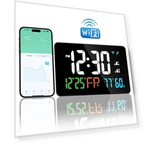 Smart Digital Wall Clock — Alarms & Clocks, Daily necessities-V