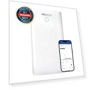 SMART HEPA Air Purifier for Extra Large Spaces & Open Concepts — Activated Carbon Air Purifiers, AirDoctor