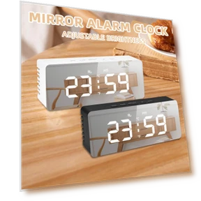 Smart LED Bedside Alarm Clock — Alarms & Clocks, Daily necessities-V