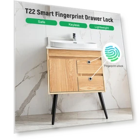 Smart Lock with Fingerprint Scanner — Biometric Security, Kkmoon