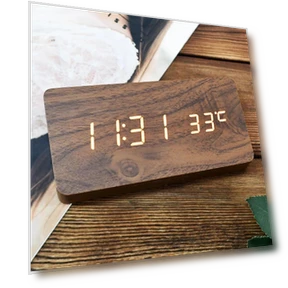 Square LED Smart Alarm Clock — Clocks, Daily necessities-V