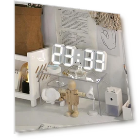 3D Digital Smart Alarm Clock — Clocks, Daily necessities-V