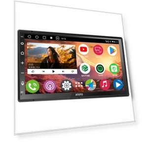Android 2DIN Car Stereo with QLED Display — Car Installation Essentials, ATOTO
