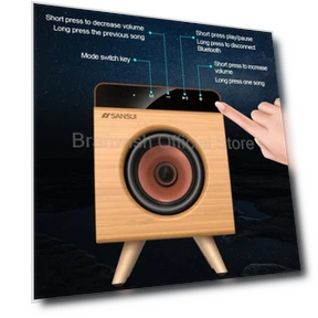 Bluetooth 5.0 Multimedia Mini Speaker — Portable Audio, Branwish