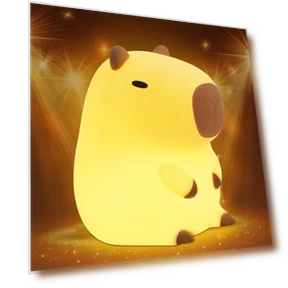 Cute Capybara Silicone Night Light — Night Lights, TOP-MALL-001