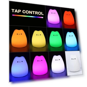 Cute Cat Night Light for Kids — Night Lights, TOP-MALL-001