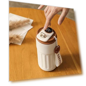 Digital LED Smart Thermos — Beverage Warmers, TOP-MALL-001