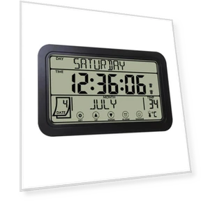 Digital Wall Clock with Touch Screen — Clocks, TOP-MALL-001