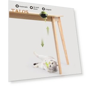 Electric Cat Toy with Feathers — Cat Playthings, Talos home Garden