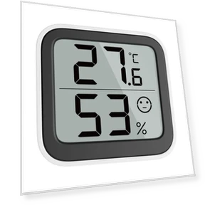 Electric Hygrometer Temperature Humidity Meter — Humidity Meters, TOP-MALL-001