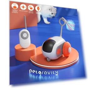 Interactive Smart Toy Car for Cats — Cat Playthings, TOP-MALL-001