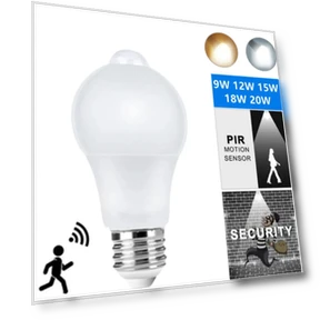 LED Motion Sensor Light Bulb — Outdoor Security & Flood Lighting, GuangZhouZhenqin