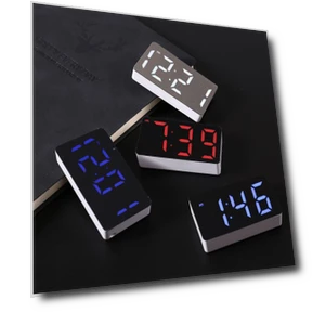 Mini LED Electronic Mirror Clock — Alarms & Clocks, TOP-MALL-001