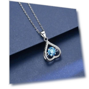 Smart Diamond Heart Necklace — Smart Jewelry, Wipon
