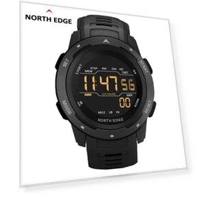 Smart Sports Watch with Dual Time — Sport Watches, NORTH EDGE