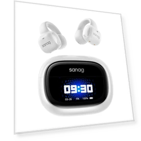 Smart Touch Bluetooth Headset with Bone Conduction — Audio Gear, SANAG