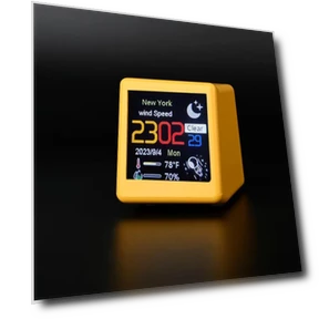 Smart Weather Station Clock — Weather Monitoring Clocks, Daily necessities-V