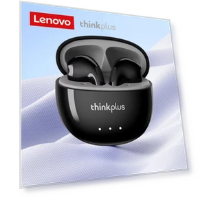 True Wireless Bluetooth Earbuds — In-Ear Headphones, Lenovo