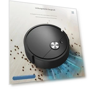 Ultra-thin Intelligent Cleaning Solution — Smart Cleaning Robots, Living style