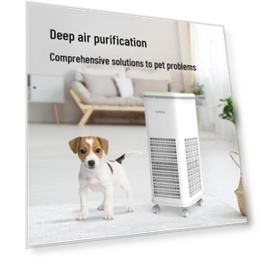 Vertical Air Purifier for Pets — Activated Carbon Air Purifiers, Nobick