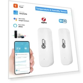 WiFi/ZigBee Temperature and Humidity Sensor — Home Climate Control, YJMP home